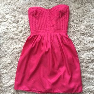 Devlin pink strapless dress